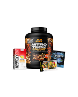 Muscletech Nitro-Tech 100% Whey Gold 5lb + Bonus Freebies