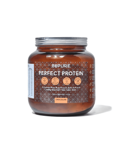 BePure Perfect Protein Glass Jar Chocolate - Dated 11/25