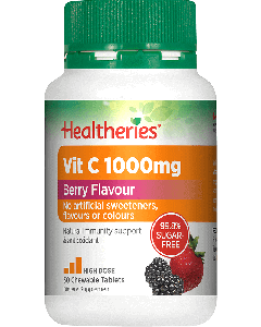 Healtheries Vitamin C 1000 Berry Flavor 30 Tablets