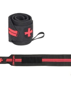 Harbinger Red Line Thumb Loop Wrist Wraps Blk/red