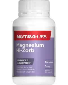 Nutra-Life Magnesium Hi-Zorb 60 Capsules