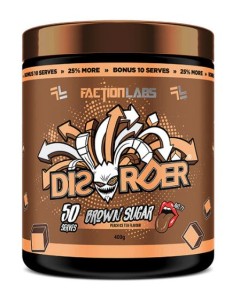 Faction Labs Disorder Pre-Workout Brown Sugar - Dated 04/25