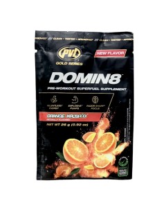 PVL Domin8 Pre-Workout Sample Packet - Orange Krushd