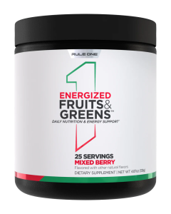 Rule 1 Energized Fruits And Greens 25 Serves - Mixed Berry