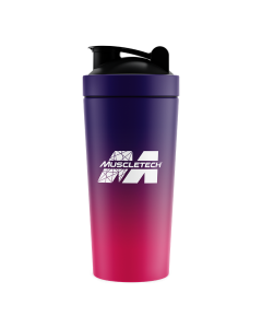 Muscletech Stainless Steel Purple/Pink Shaker