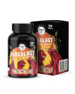 Wizard Nutrition Fireblast Capsules - Dated 10/24