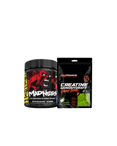 Mutant Madness Pre-Workout + FREE Premium Creatine Gummies