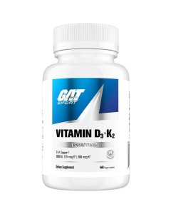 GAT Sport Essentials D3+K2 60 Caps