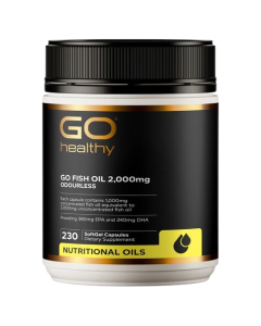 Go Healthy Fish Oil 2000mg Odourless 230 Capsules