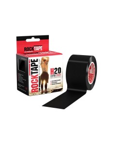 Rocktape H2o Plain Black 5cm X 5m Roll