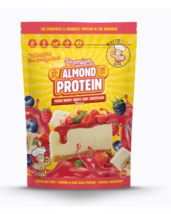 Macro Mike Premium Almond Protein 800g Mixed Berry White Chocolate - Dated 07/25