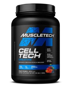 Muscletech Cell-Tech 3lb Fruit Punch - 10/25 Dated
