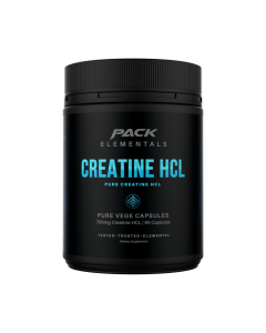 Pack Nutrition Elementals Creatine HCL 90 Capsules