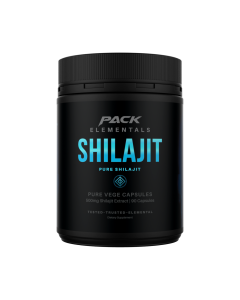 Pack Nutrition Elementals Shilajit 40% Fulvic Acid 90 Capsules