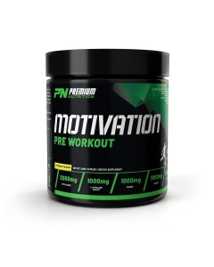 Premium Nutrition Motivation Natural Pre-Workout