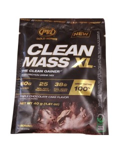 PVL Gold Series Clean Mass XL Sample - Triple Chocolate Cake