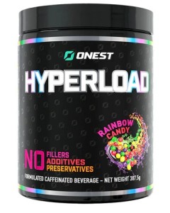 Onest Hyperload Explosive Pre-Workout Rainbow Candy - Dated 05/25