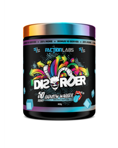 Faction Labs Disorder Original - 50 Serves Rainbow Warrior - Dated 4/25