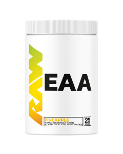 Raw Nutrition EAA - 25 Serve Pineapple - Dated 10/25