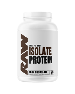 Raw Nutrition Isolate Protein 25 Serves - Dark Chocolate 01/26 Dated