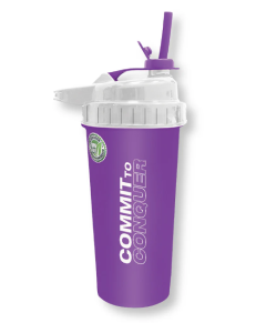 PVL TYPHOON Flip-N-Sip Shaker 800ml - PURPLE