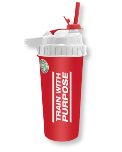 PVL TYPHOON Flip-N-Sip Shaker 800ml - RED