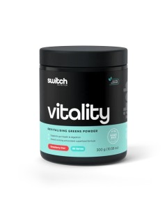 Switch Nutrition Vitality Switch 60 Serves Strawberry Kiwi - Dated 11/25
