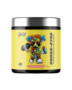 Zombie Labs Cross-Eyed Pre-Workout - 40 Serves Crazy Cotton Candy - Dated 8/25