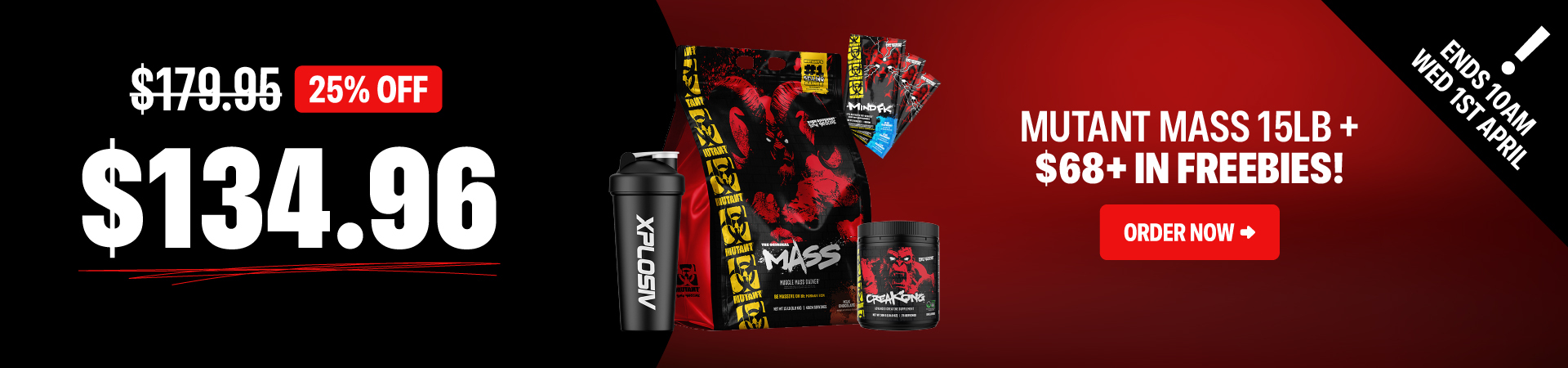 Mutant Whey 5lb Bundle — EOFY Deal