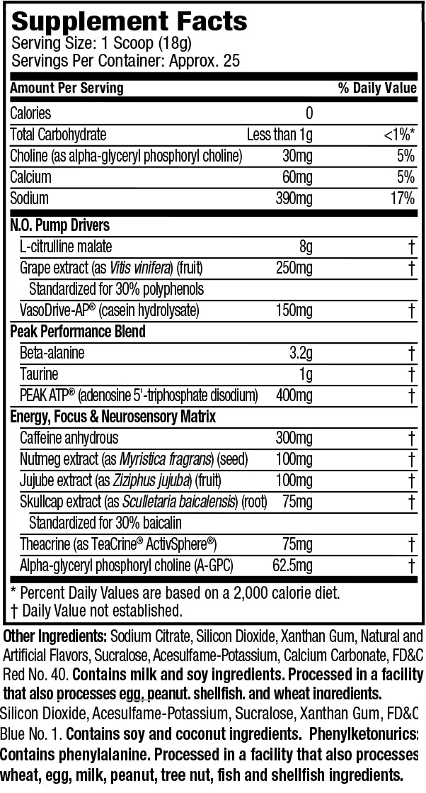 Peak Series Pre-workout