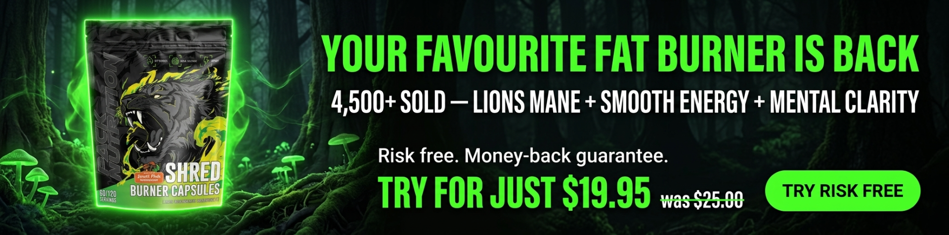 Pack Nutrition Shred Trial